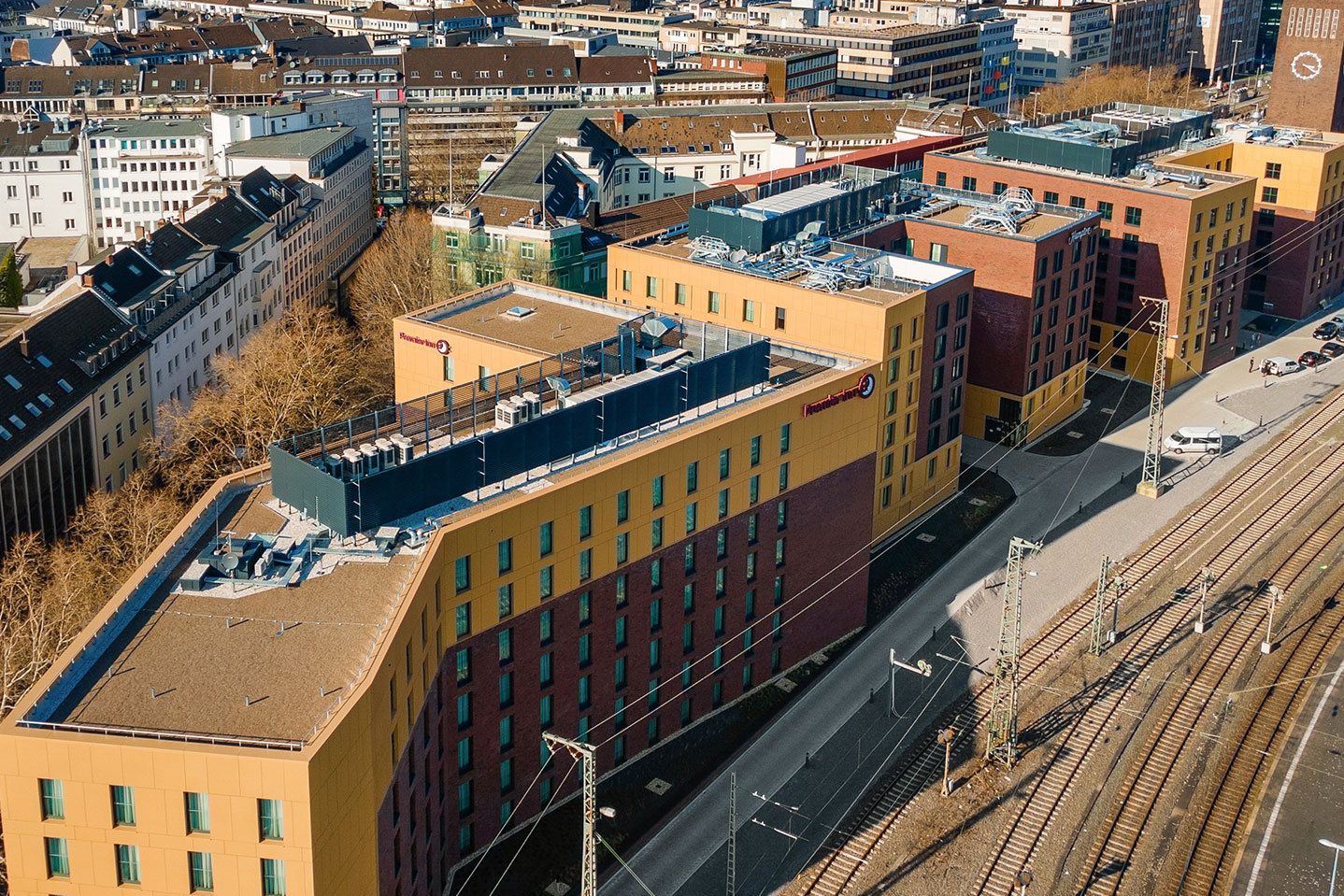 neue Immobilienquartier an der Harkortstraße im Zentrum Düsseldorfs / Foto © GBI
