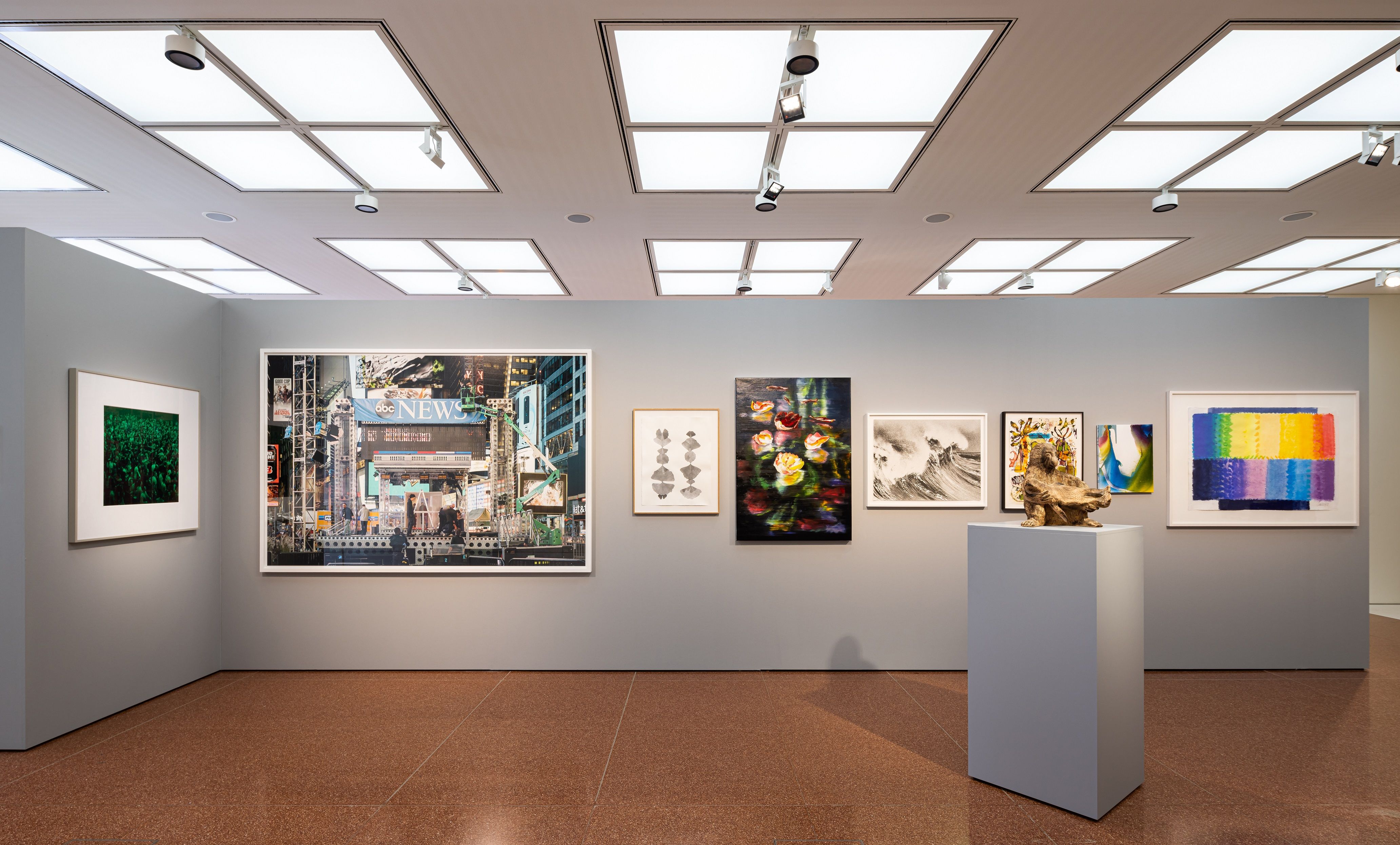 Kunstauktion der Freunde des Kunstpalastes,Düsseldorf, Installationsansicht der Vorbesichtigung / Foto © Sebastian Drüen 