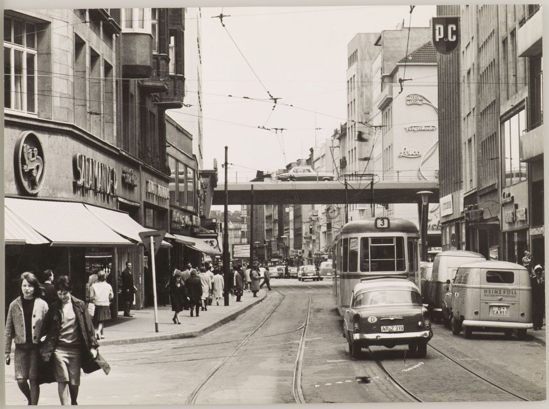 Die Schadowstraße im Jahre 1962 © Stadtarchiv Düsseldorf 
