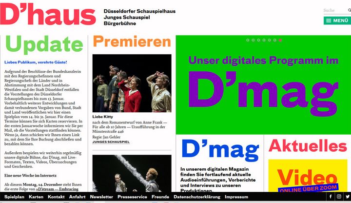 D'Haus Website Screenshot