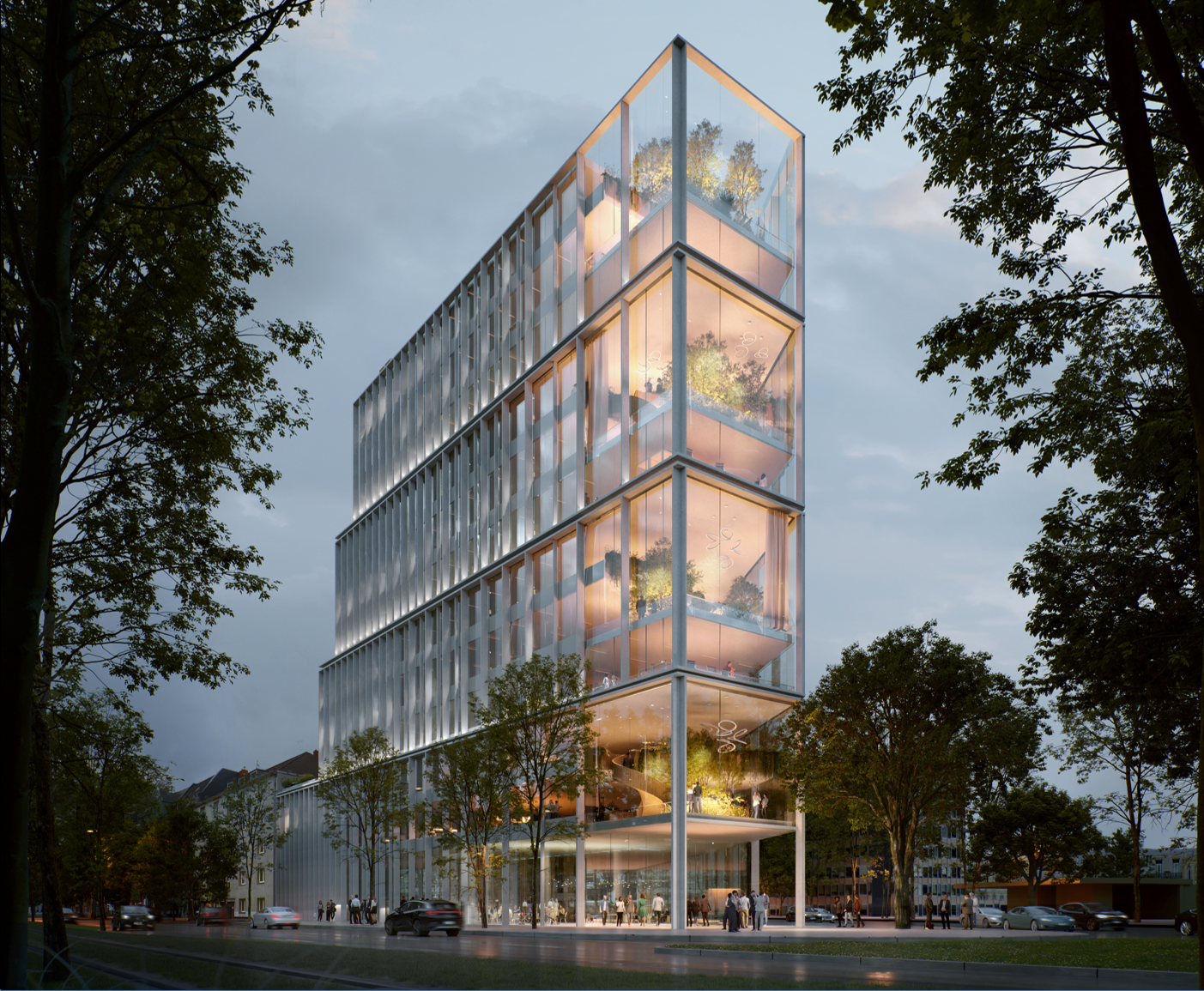 Der Siegerentwurf von JSWD Architekten, Köln © Grafik: JSWD Architekten