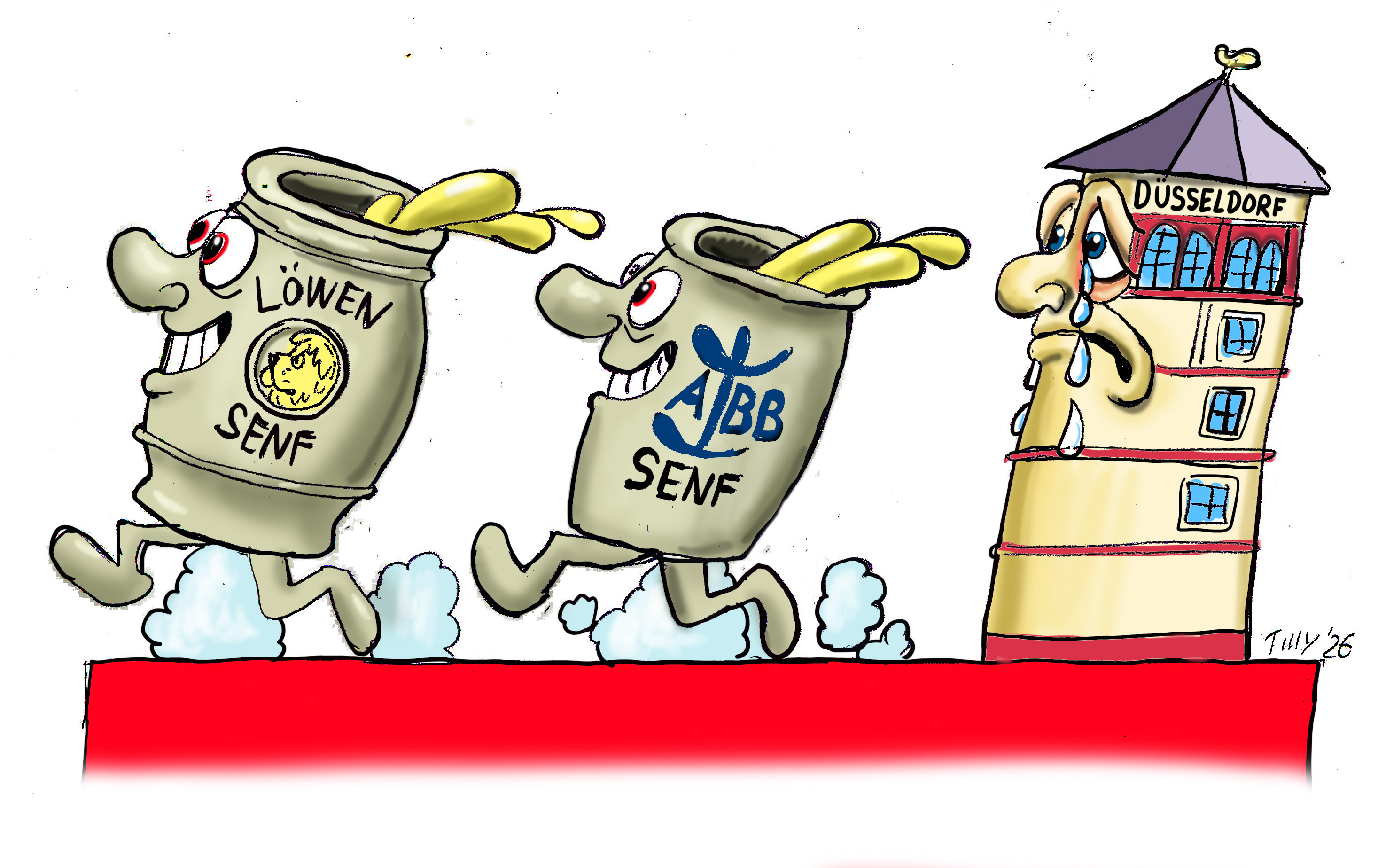 Lokalkolorit: Der Schlossturm weint – eine Düsseldorfer Pointe zwischen Tradition und Veränderung.