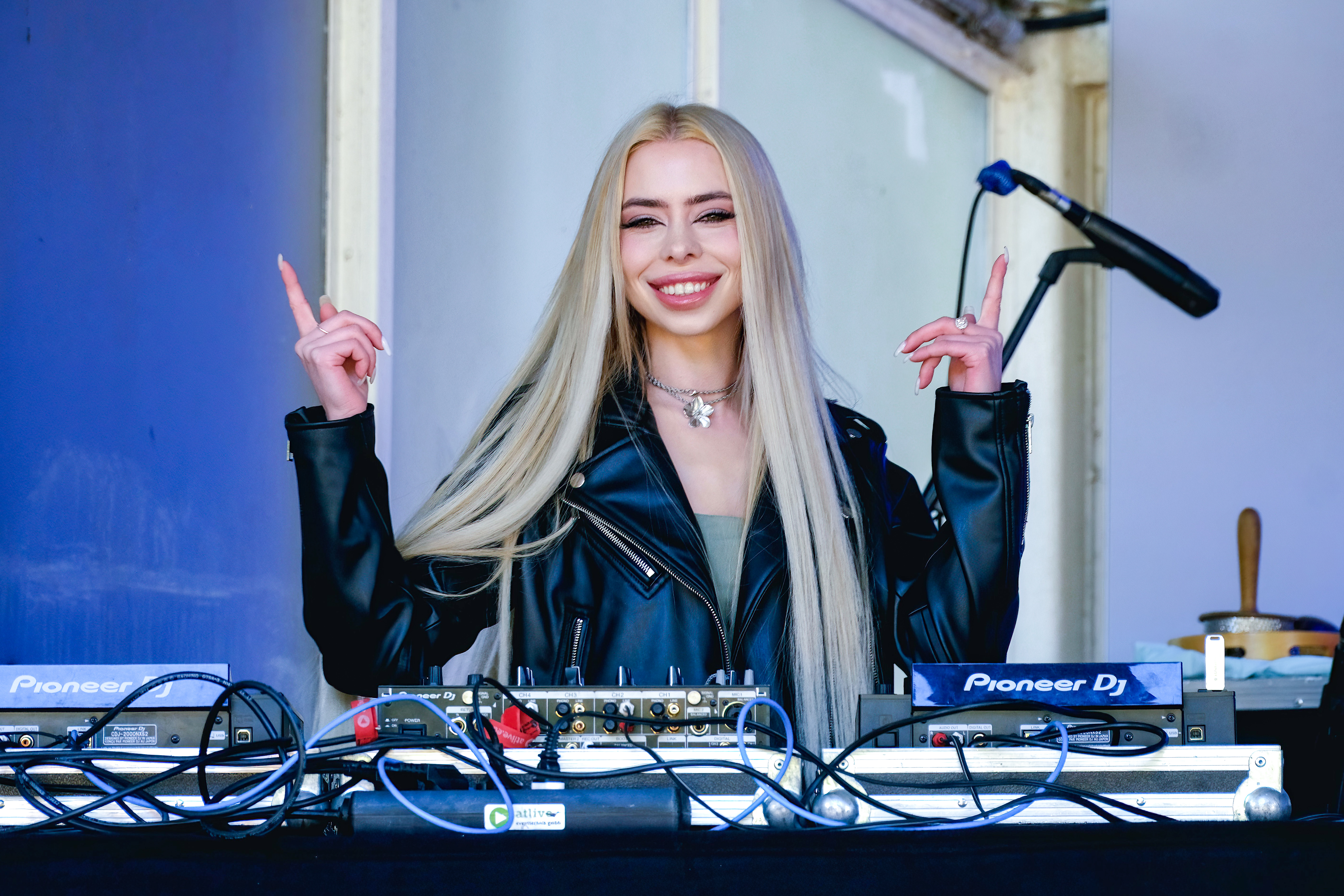 DJ Bella Kri  aus der Ukraine bei "The Sound of Europe" / Foto: Michael Gstettenbauer/ Stadt Düsseldorf